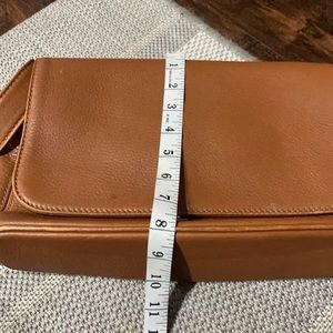 Coach authentic LEATHER flip over bag.
